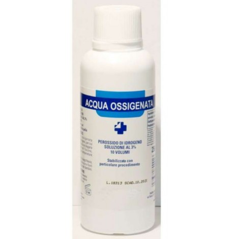 PVS Acqua ossigenata 250ml, perossido di idrogeno stabilizzato soluzione diluita al 3% 10 volumi