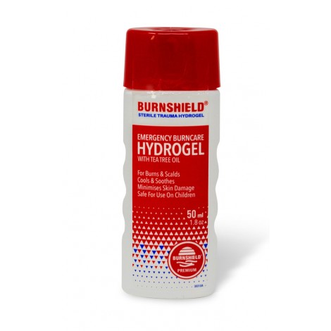 Idrogel per applicazioni cutanee, traumi da ustioni, sterile. Protezione fisica contro le contaminazioni, minimizza i traumi da ustione. Adatta ad un uso temporaneo di pronto soccorso, premedicale su ustioni e scottature. Flacone 50ml