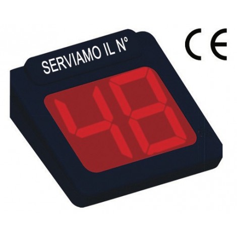 Printex Eliminacode display a 2 cifre e radiocomando - 1pz