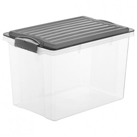 Stackbox – Contenitore multiuso con coperchio 39,5x27,5x25,8cm