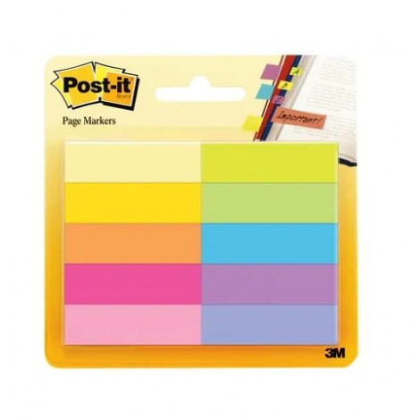 Segnapagina Post-it in carta Index 12,7x44,4mm - 500 segnapagina 670-10AB-EU - 1pz