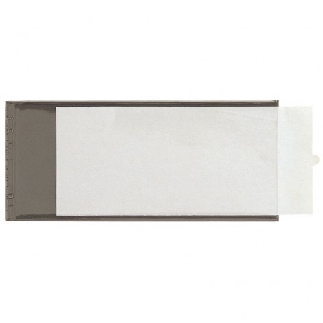 Porta etichette in PVC+ etichette 65x140mm - 2pz
