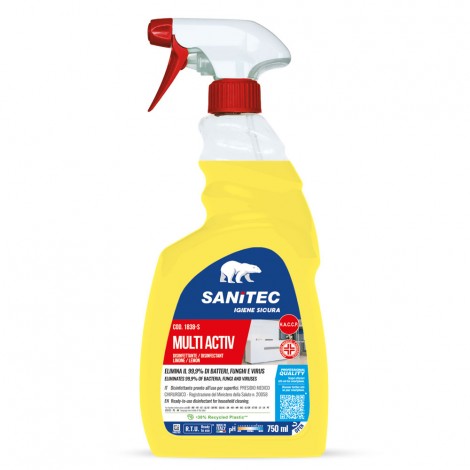 Disinfettante Multi activ alcolico limone 1838-S