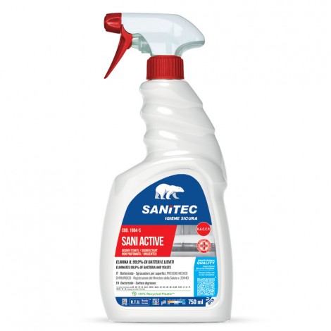 Sgrassatore Sanitec Sani active igienizzante 750ml 1804-S