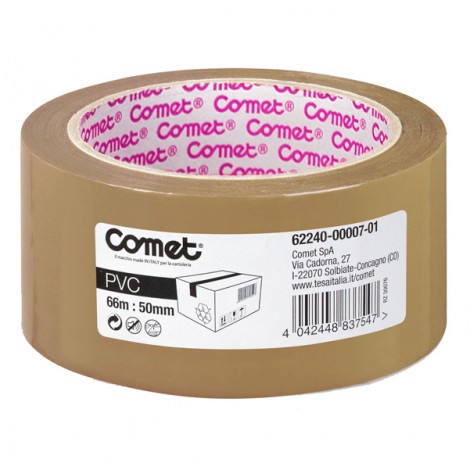 Comet Nastro imballo silenzioso 50mm x 66m colore avana