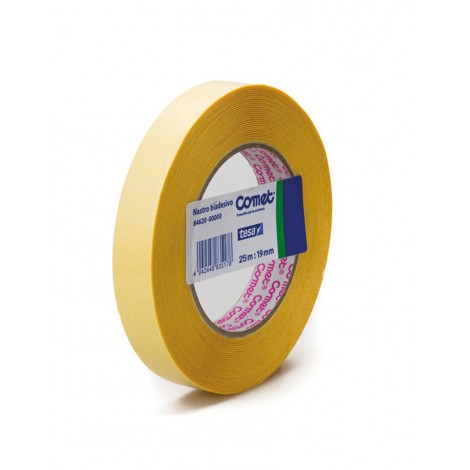 Nastro biadesivo con supporto in film PP 19mm x 25m - 1pz