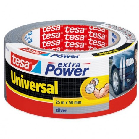 Extra Power Universal – Nastro telato rinforzato 50mm x 25m colore nero - 1pz