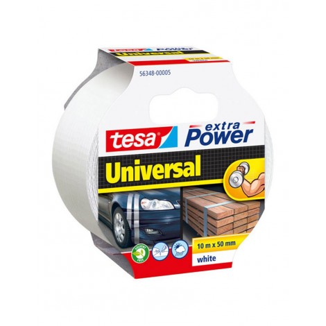 Extra Power Universal – Nastro telato rinforzato 50mm x 10m colore bianco - 1pz