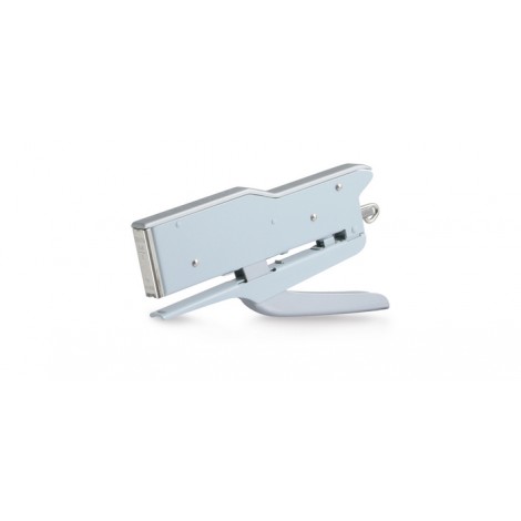 Zenith 548/E PASTEL- Cucitrice a pinza in metallo, punto chiuso, caricamento posteriore, profondita` di cucitura 47mm, utilizza punti 6/4 e 6/6 colore grigio - 1pz