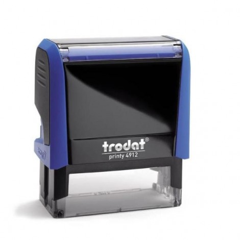 Printy 4.0 - Timbro 4912 autoinchiostrante, dimensioni piastra 47x18mm, climaticamente neutro e struttura in materiale plastico riciclato - 1pz