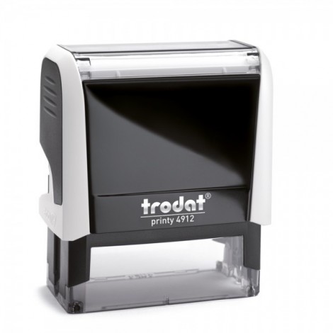 Printy 4.0 – Timbro 4912 autoinchiostrante, dimensioni piastra 47x18mm, climaticamente neutro e struttura in materiale plastico riciclato - 1pz