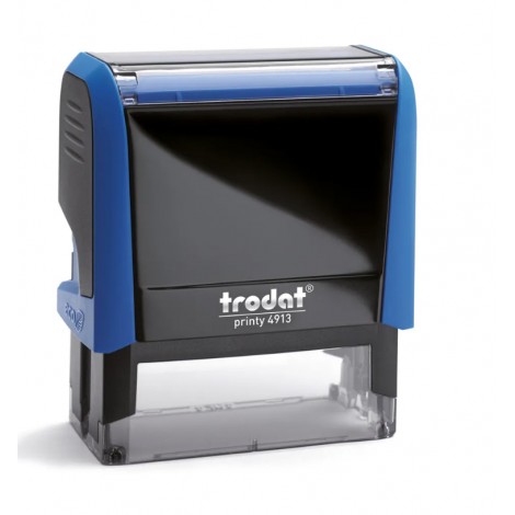 Printy 4.0 - Timbro 4913 autoinchiostrante, dimensioni piastra 22x58mm, climaticamente neutro e struttura in materiale plastico riciclato - 1pz