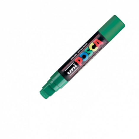Paint PC17K – Marcatore permanente con inchiostro a base d`acqua pigmentato, punta 15mm colore verde - Prezzo singolo, ord. minimo 5pz