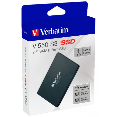 SSD VI550 interno 2.5" - 1TB - SSD 1TB SATA III, velocita` di lettura fino a 560MB/s, velocita` di scrittura fino a 535MB/s, formato 2.5" - 1pz