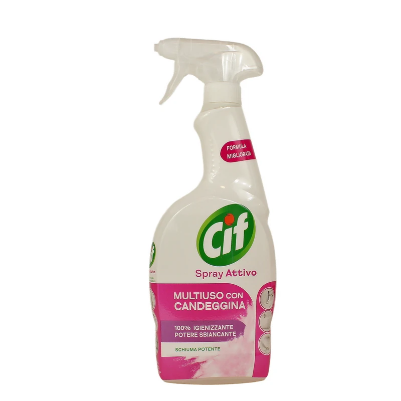 Cif sgrassante con candeggina 100% igienizzante spray da 650 ml - C92CIFL650