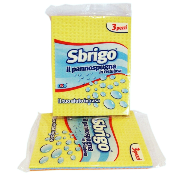 Panno spugna tipo Spontex confezione da 3 pezzi