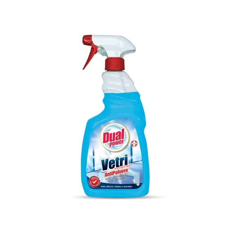 Detergente Dual Power antipolvere per vetri e superfici spray da 750 ml