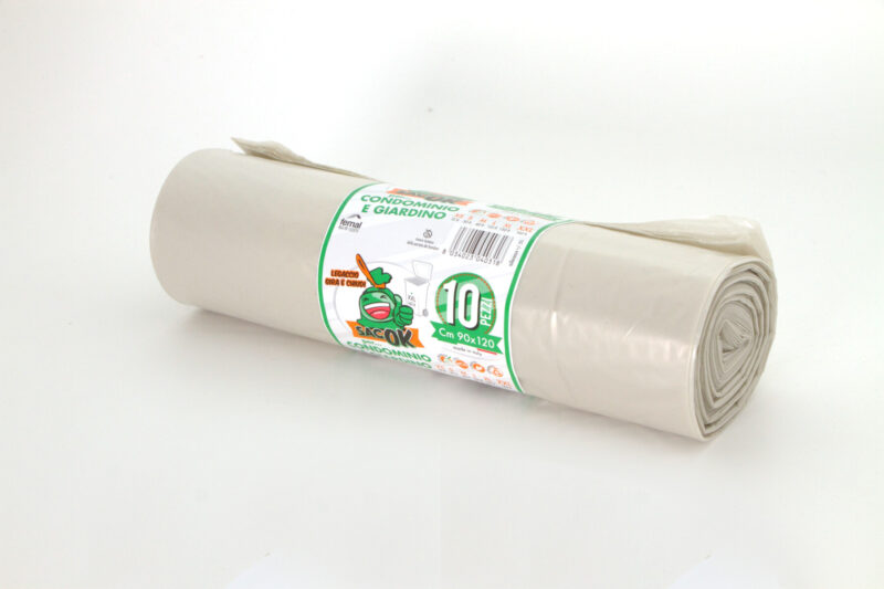 SAC OK Sacchi trasparenti NU 90x120 rotolo da 10 pezzi