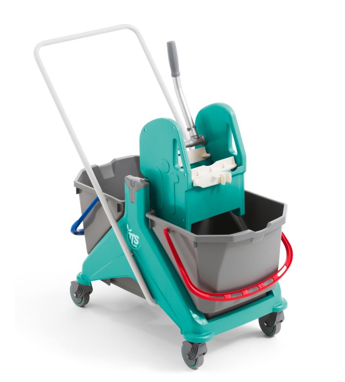 Carrello Nick  Tec per pulizia con 2 secchi da 25lt e strizzatore  00006062