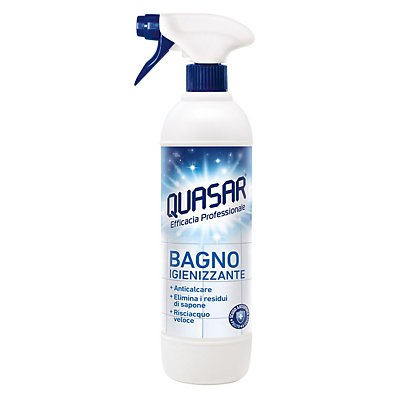 Detergente igienizzante Quasar bagno flacone da 580 ml