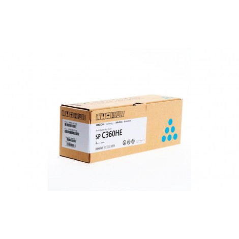 408189 Toner ciano per Ricoh SP C360DNW (900pg) 1pz