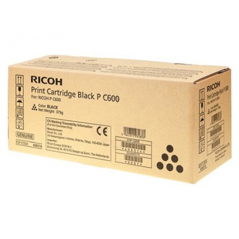 408314 Toner nero per Ricoh P C600 (17.000pg) 1pz