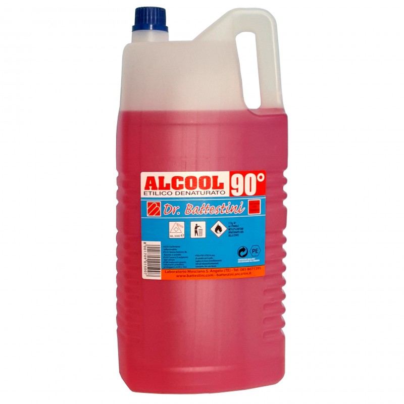 Alcool etilico denaturato 90° Dr. Battestini tanica da 5lt