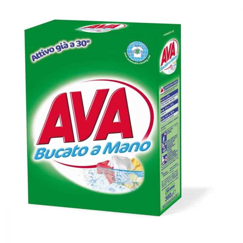 Detergente bucato a mano Ava in polvere 380 gr
