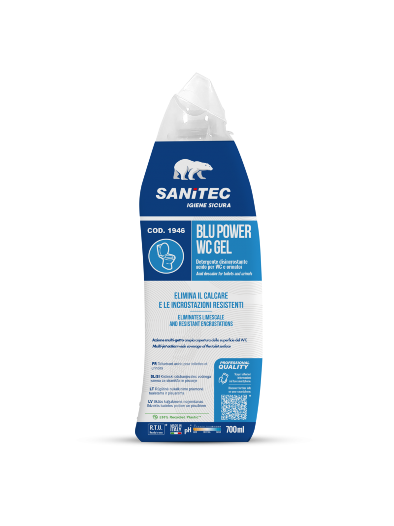 Detergente Blu Power WC gel disincrostante flacone da 700 ml