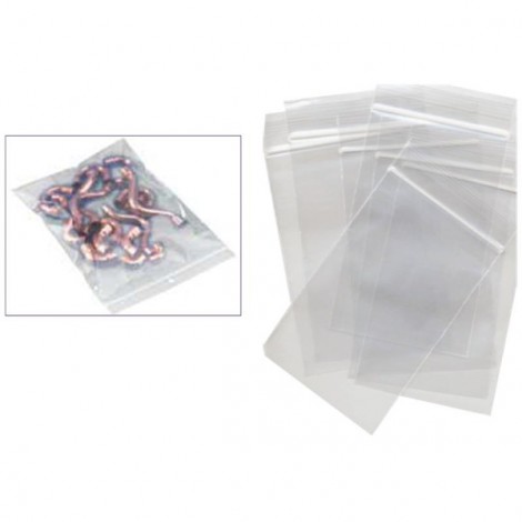 Viva Buste in PPL con chiusura a cerniera, formato 10x15cm, 50micron - 100pz