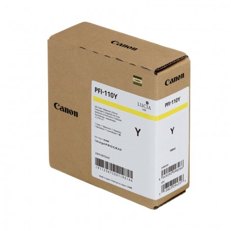 2367C001 PFI110 serbatoio giallo per Canon IMAGEPROGRAF TX 200 (110ml) 1pz