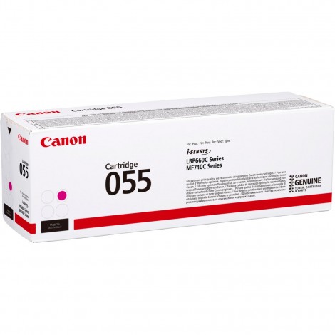 055 Toner magenta per Canon  I-SENSYS LBP 660 (2.100pg) 1pz