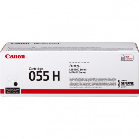 055H Toner nero per Canon  I-SENSYS LBP 660 (7.600pg) 1pz