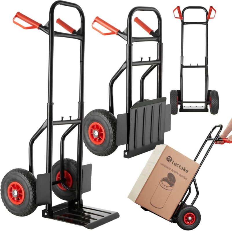 Carrello di trasporto porta pacchi in acciaio porta max 200 kg