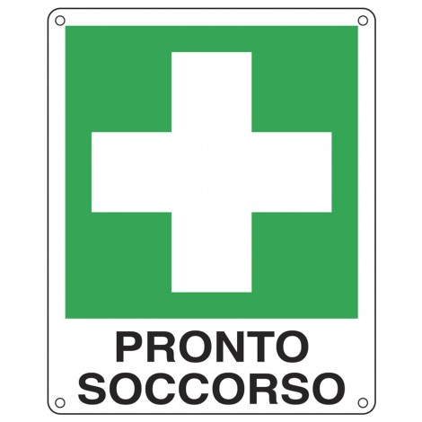 Cartelli Segnalatori – Cartello "Pronto soccorso" 12x14,5cm - 1pz