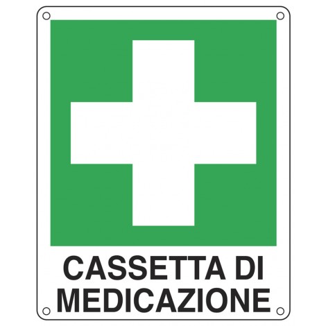 Cartelli segnalatori – Cartello "Cassetta di medicazione" 16x21cm- 1pz