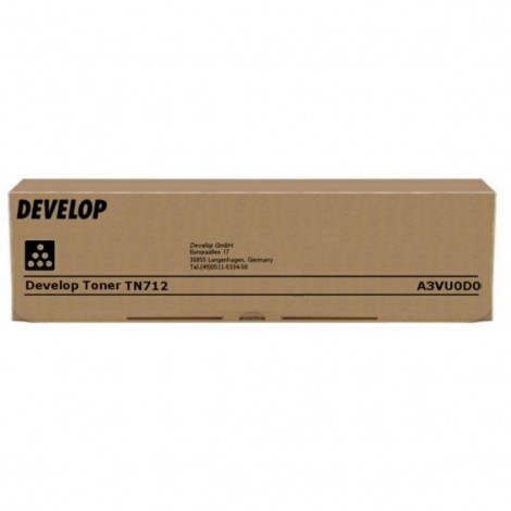 A3VU0D0 TN712 toner nero per Develop INEO 654 (40.800pg) 1pz