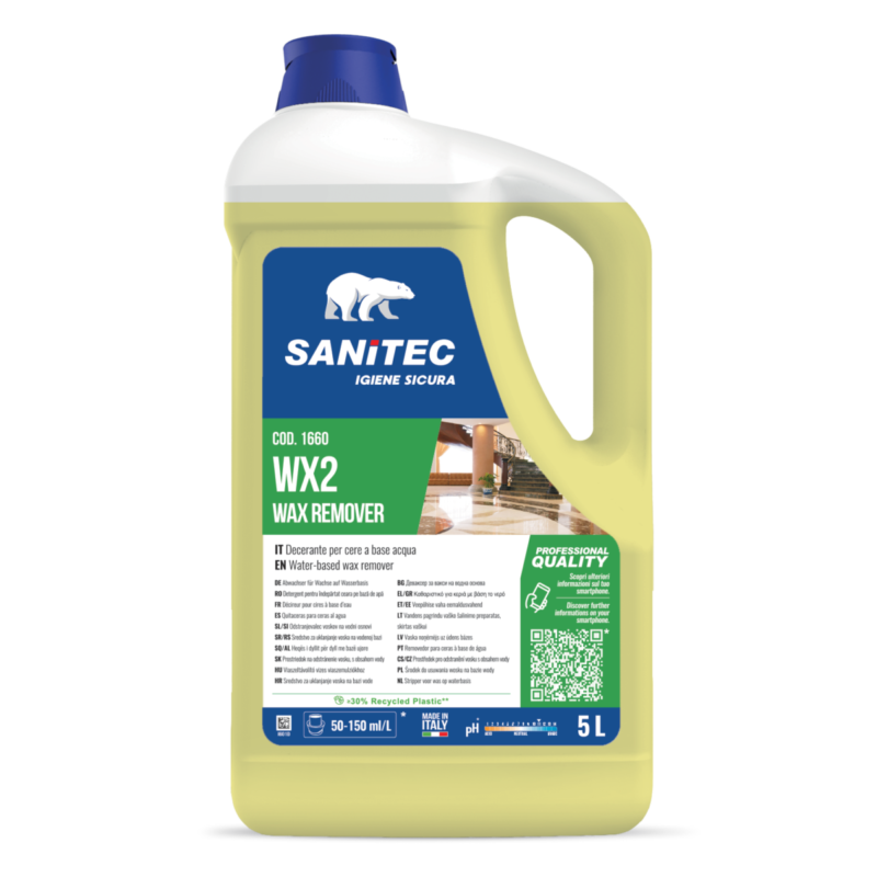 Decerante WX2 Wax Remover Sanitec tanica da 5 lt