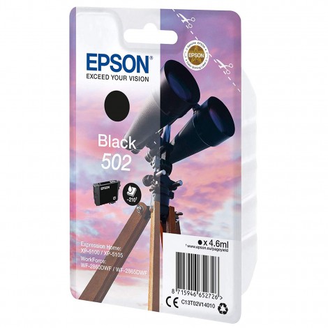 T02V1 cartuccia nero per Epson EXPRESSION HOME XP 5100 (3,3ml) 1pz