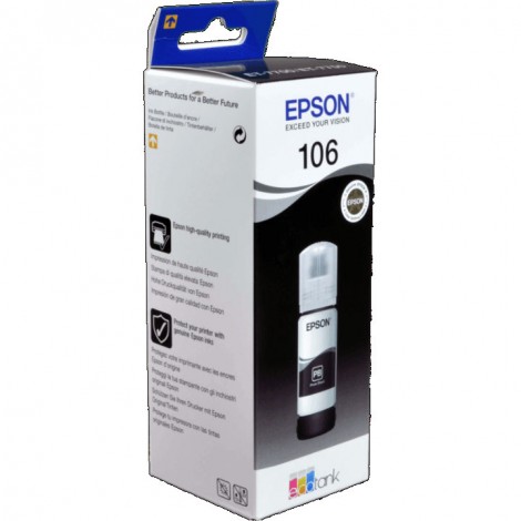 C13T00R140 T00R1 flacone nero foto per Epson  ECOTANK ET 7700 (70ml) 1pz