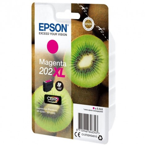 C13T02H34010 T02H3 cartuccia magenta per Epson EXPRESSION PREMIUM XP 6000 (8,5ml) 1pz