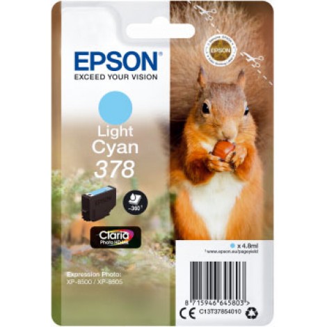 C13T37854010 T3785 cartuccia ciano chiaro per Epson EXPRESSION PREMIUM PHOTO HD XP 8000 (4,8ml) 1pz