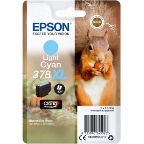 C13T37954010 T3795 cartuccia ciano chiaro per Epson EXPRESSION PREMIUM PHOTO HD XP 8000 (10,3ml) 1pz