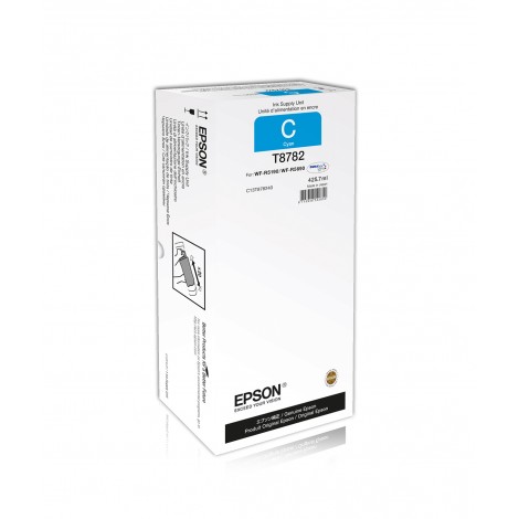 T8782 cartuccia ciano per Epson WORKFORCE WF R5690 (50.000pg) 1pz