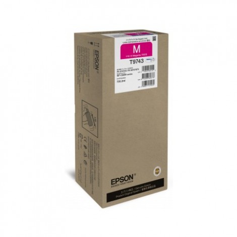 T9743 cartuccia magenta per Epson WORKFORCE WF C869 (84.000pg) 1pz