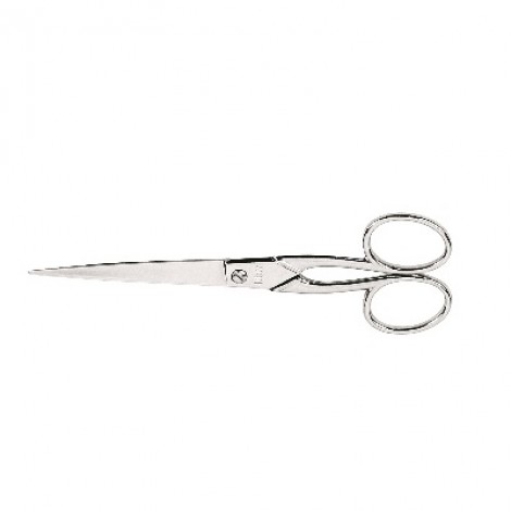 Lebez Forbice 18cm in acciaio, punta appuntita, impugnatura simmetrica - 1pz