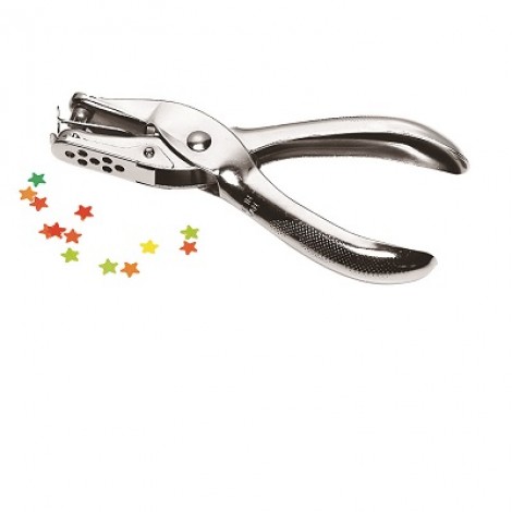 Lebez Perforatore 1 foro in metallo, foro a forma di stella - 1pz