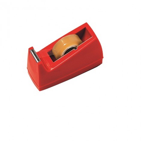 Lebez Dispenser per nastro adesivo da 33m colore rosso - 1pz