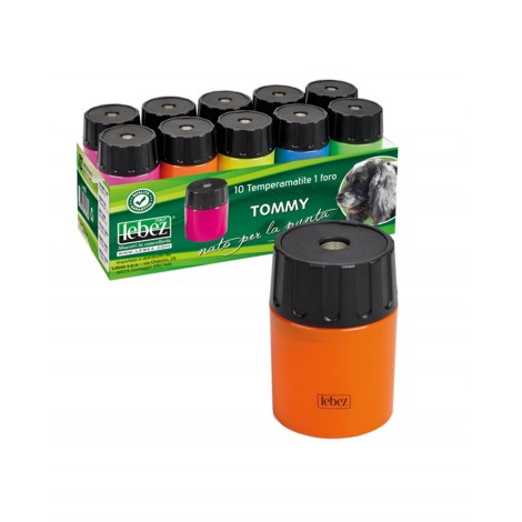 Lebez Temperamatite con serbatoio, 1 foro - Prezzo singolo, ord. minimo 10pz