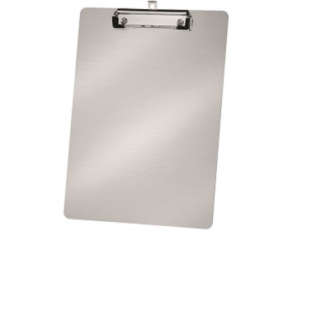 Lebez Portablocco in alluminio con molla e gancio, formato interno 21x29,7cm - 1pz